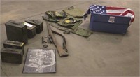 Tote W/ Ammo Cans,Camo,Picture,Training Gun,Misc