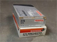 (40)RDS Assorted .270 Win Ammo