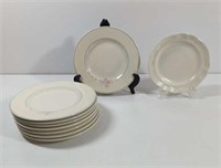 Pfalzgraff Trousseau salad Plates and Tea Rose