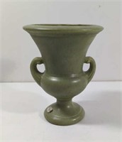 1950's Haeger Pottery green vase
