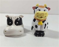 Cow Sugar Dish and Cow Scrubbie Holder