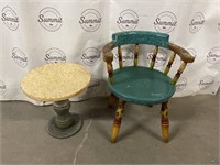 Unique Chair & Table