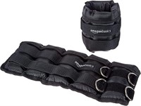 Basics Adjustable 5 Pound Ankle and Leg Weights -