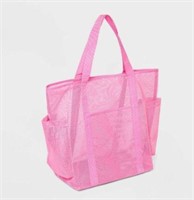 Shade & Shore Mesh Tote Handbag, Pink