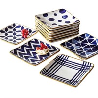 Over And Back Tapas Plate Set, 10-Pc