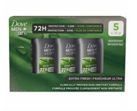 5Pk Dove Men's Antiperspirant Deodorant, Extra