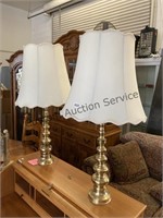 (2) Lamps 32" Tall