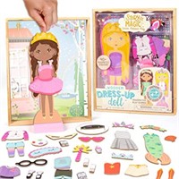 Story Magic Wooden Dress-Up Doll by Horizon Grou