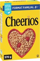 2023 MARCH 2 PACK CHEERIOS Cereal, 570g