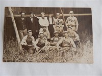 1908 RPPC Santa Fe Railroad Baseball Team Nadeau