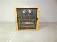 Antique Flying Eagle Double Dial Post Office Box