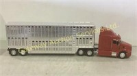 Peterbilt  semi with cattle liner . 22 inches