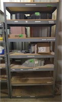 Metal 6-Shelf Storage Rack 72"x36"x18" (Contents