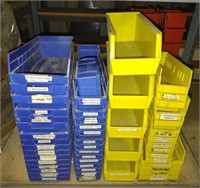 Shelf of Plastic Organizing Trays (Largest 18")