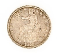 Coin 1877 Trade Dollar, XF