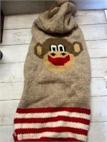 Monkey dog sweater size M