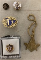 Masonic Pins and Keychains