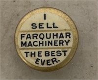 "I sell Farquahr Machinery" Button