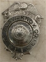 Blaw-Knox Police Badge