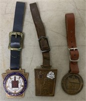 3 York Co Watch Fobs