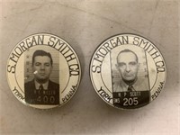 (2) S.Morgan Smith Employee Badges