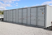 40-Foot High Cube Storage Container w/4-Side Doors