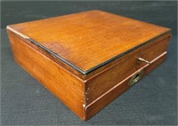 NICE 19TH CENTURY MAHOGANY DOCUMENT BOX