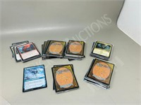 collection of Magic The Gathering cards