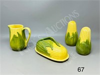 4 pcs Corn theme table ware