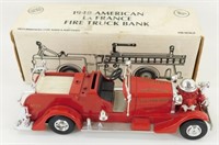 1948 ERTL Fire Truck Bank - Dubuque Fire