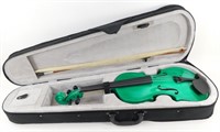 * Violin with Case and Bow