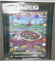 * 50th Anniversary Packer Poster Signed by Artist