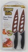 NIB 2-Pack Copper Knives