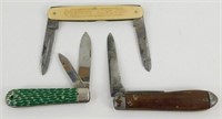 3 Vintage Pocket Knives