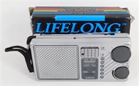 Lifelong AM/FM Radio with LCD Alarm Clock