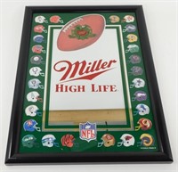 * Miller High Life Football Mirror