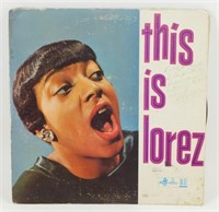 1957 "This is Lorez" Album - Signed