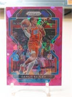 Darius Bazley 2022 Panini Prizm Pink Cracked Ice