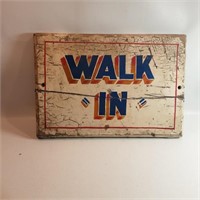 Old Walk in sign