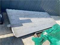 1 pc Box folding Liftgate aluminum ramp dock plate