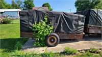 8x10' Metal Trailer with Firewood