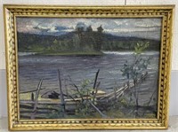 (RK) A.Koivisto Signed Oil Painting 21 x 16 1/2”