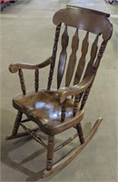 (P) Colonial Style Rocking Chair. 45.5in Tall