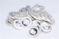 (50) 1/10 Oz. Silver Coins.