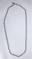 24" Sterling Rope Necklace.