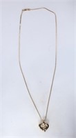 18" 14K Yellow Gold Necklace with 14K Yellow Gold