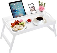 Bed Tray Table- White