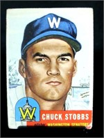 1953 TOPPS "CHUCK STOBBS" #89 CARD