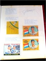 SPORTS CARD COLLECTING ALBUM: 1959 "JOHNNY