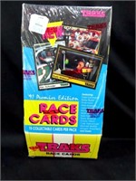 BOX OF 1991 PREMIER EDITION COLLECTABLE RACE